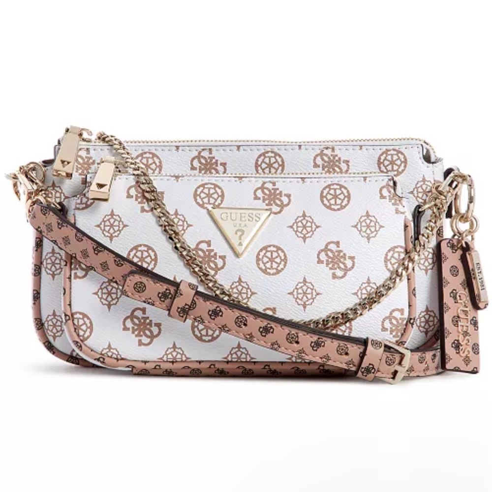 92 | Guess Arie 2-in-1 Double Pouch Signature Crossbody Bag